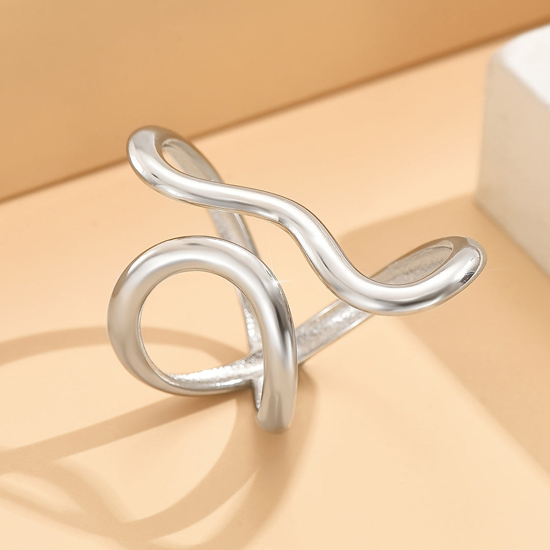 Schicker Ring mit Asymmetrischer Welle