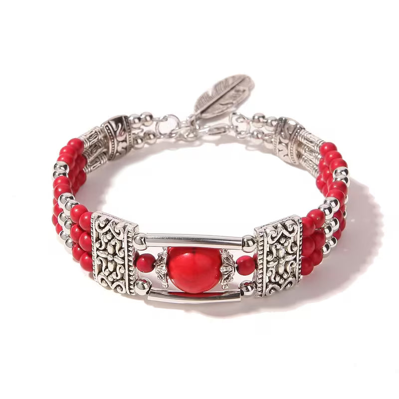 Bohème Armband aus Naturstein