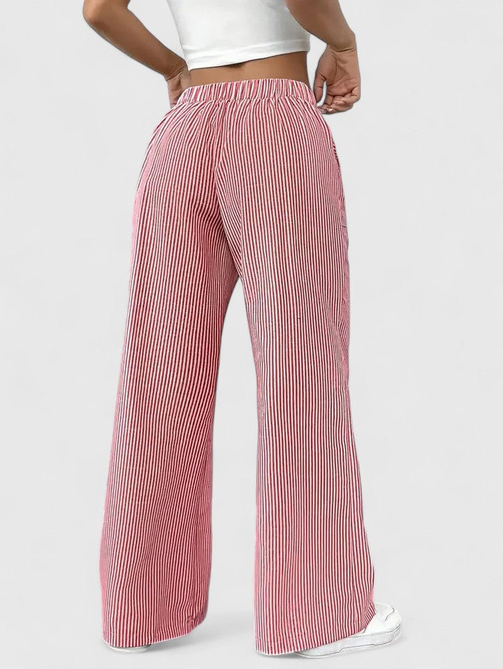 Stoffhose mit Taschen in Rosa - Ansicht 5