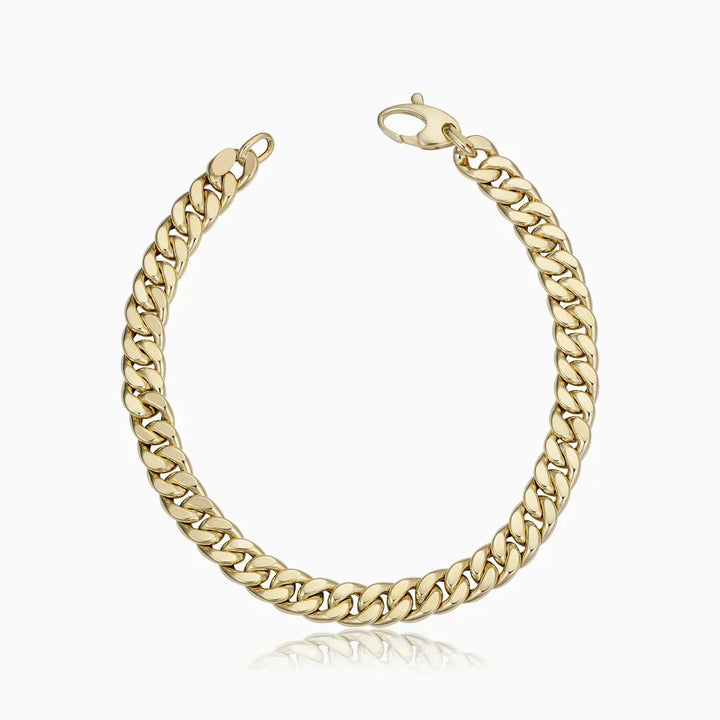 Estate Cuban Armband | Weißgold