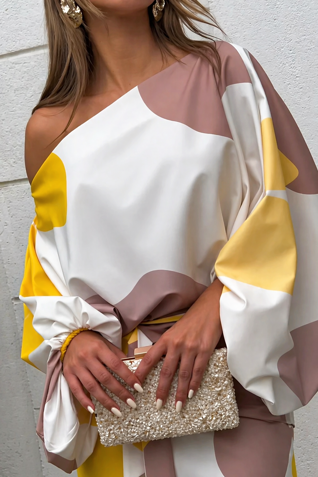Kleid mit Fransen in Weiss - Ansicht 5