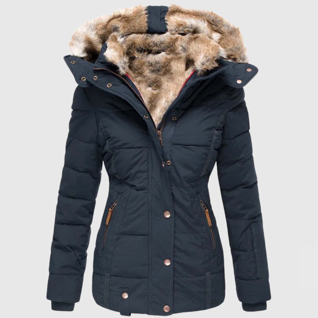 Jacke in Blau und Schwarz - Ansicht 4