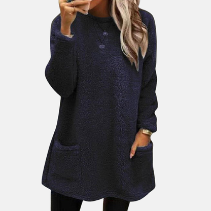 Strickpullover in langer Form - Ansicht 10