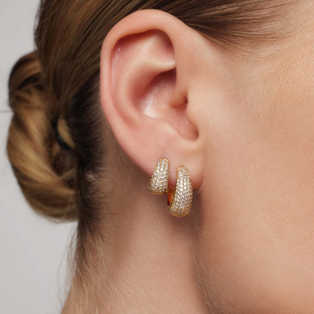 Mini Kreis-Ohrringe Jules | Gold