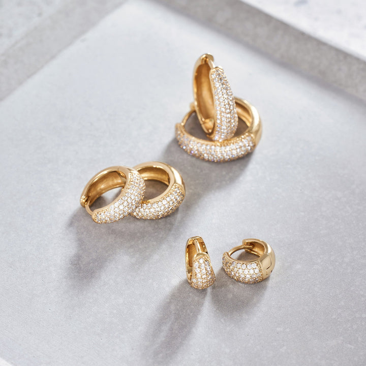 Mini Kreis-Ohrringe Jules | Gold