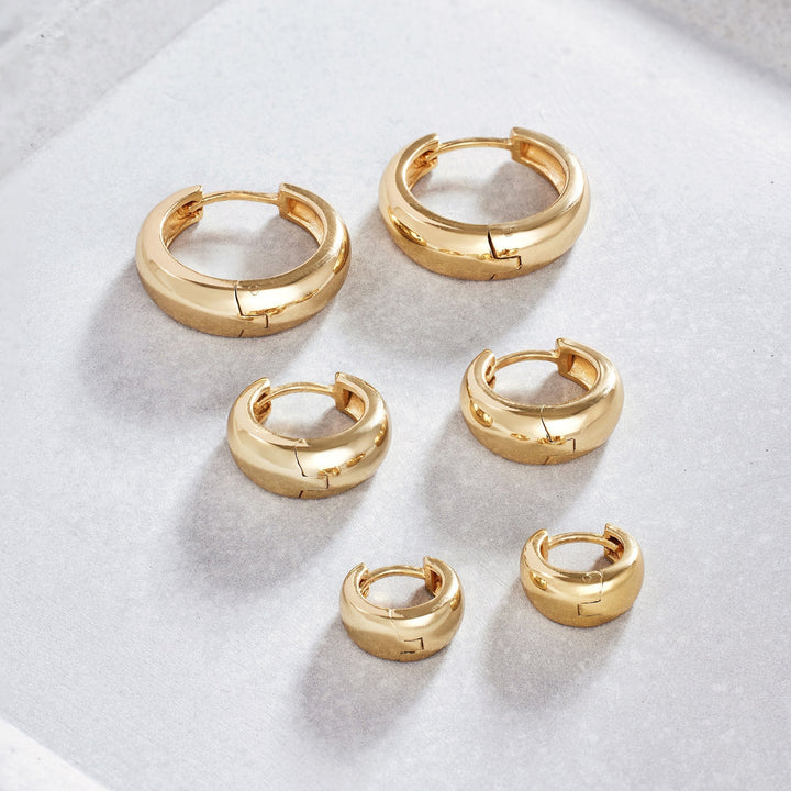 Kreis-Ohrringe Rue Statement | Gold