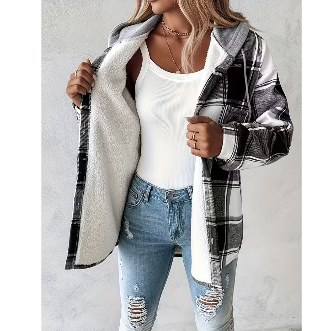 Jacke in Grün und Schwarz - Ansicht 4