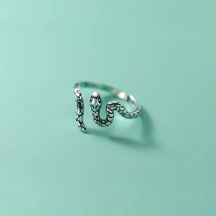 Schlangen Ring in Sterlingsilber