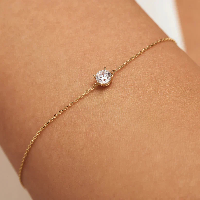 Cléa Stein Armband | Weißgold