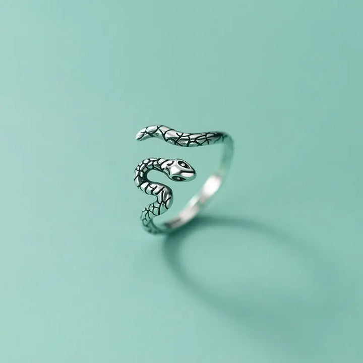 Schlangen Ring in Sterlingsilber