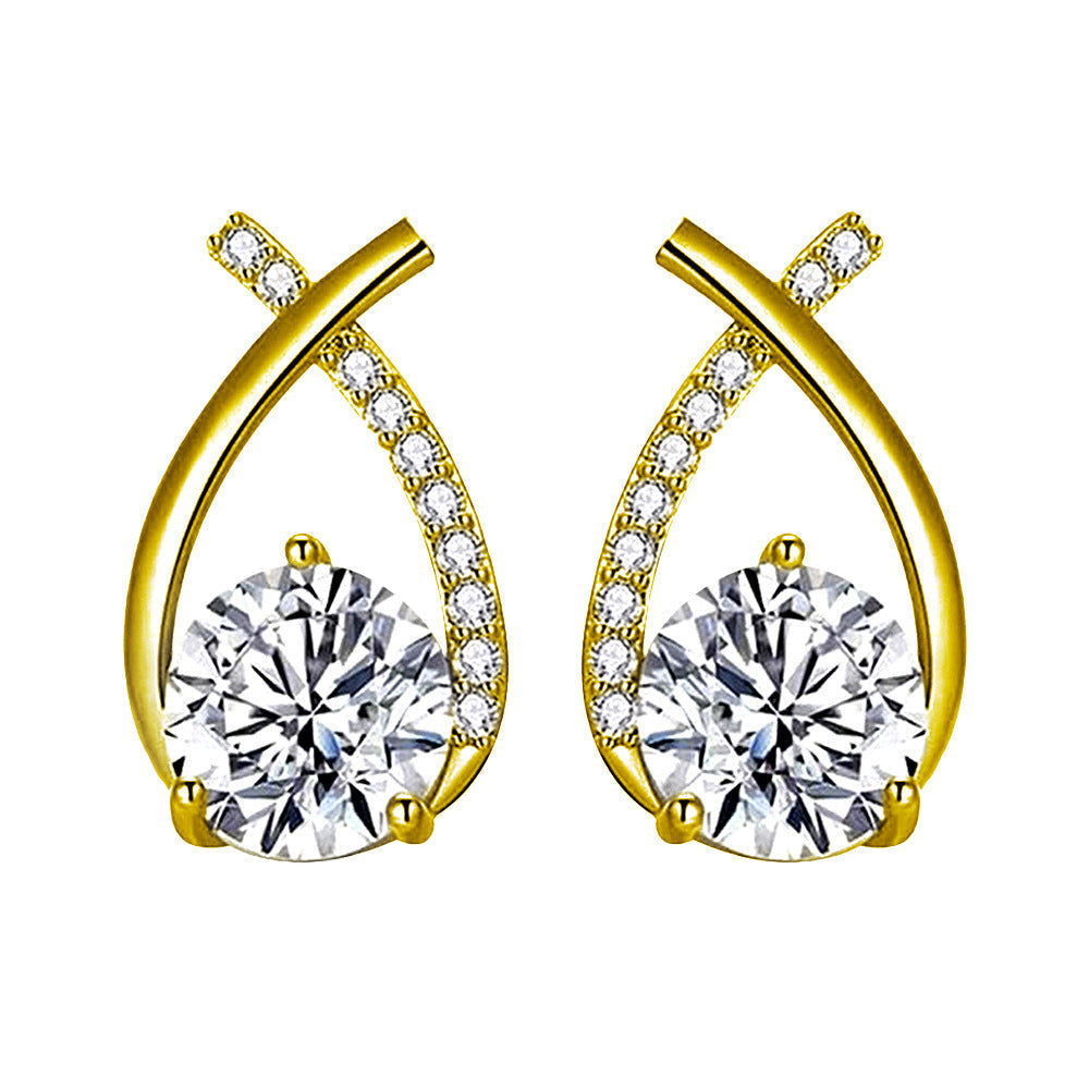 Boucles d'oreilles Arielle dorées