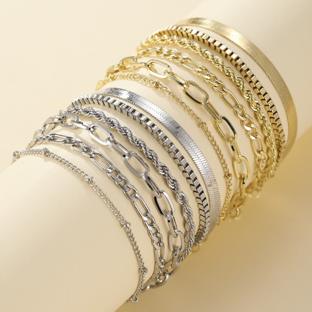 Ellis Renner Armband-Set | Weißgold