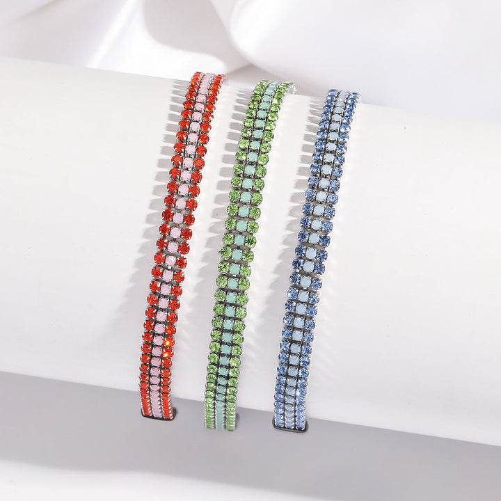 Signature Shine Armband | Weißgold