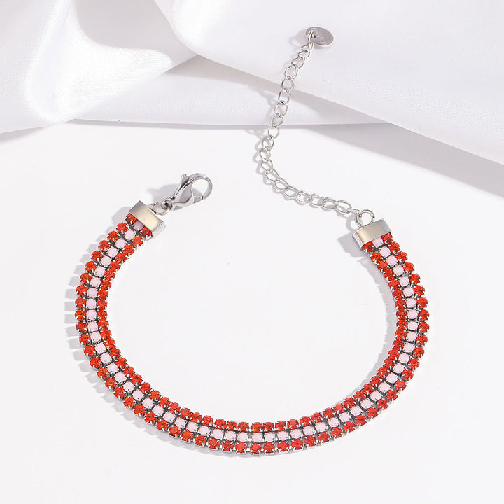 Signature Shine Armband | Weißgold