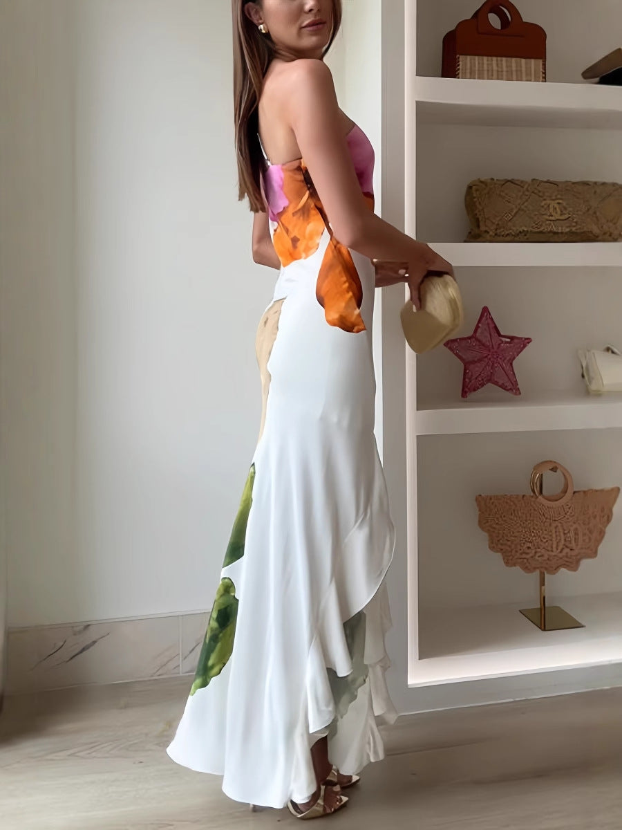 Maxikleid mit Blumenmuster in Multi - Ansicht 6