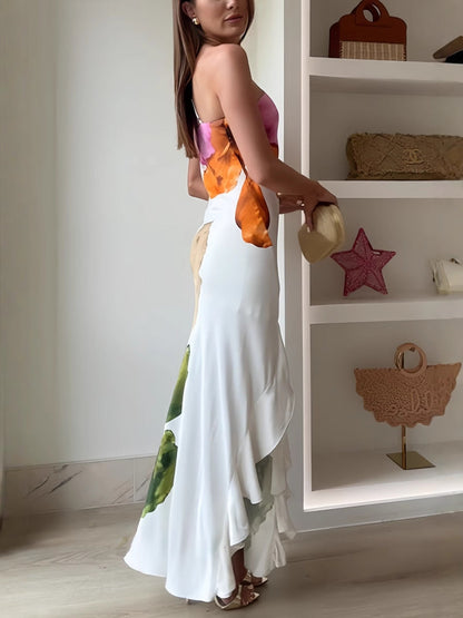 Maxikleid mit Blumenmuster in Multi - Ansicht 6