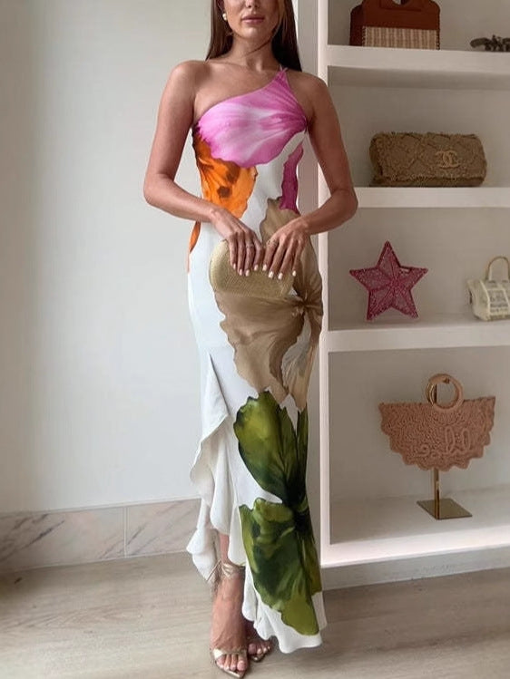 Maxikleid mit Blumenmuster in Multi - Ansicht 7