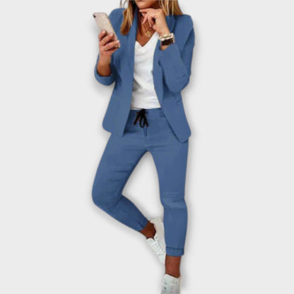 Blazer in Blau und Lila