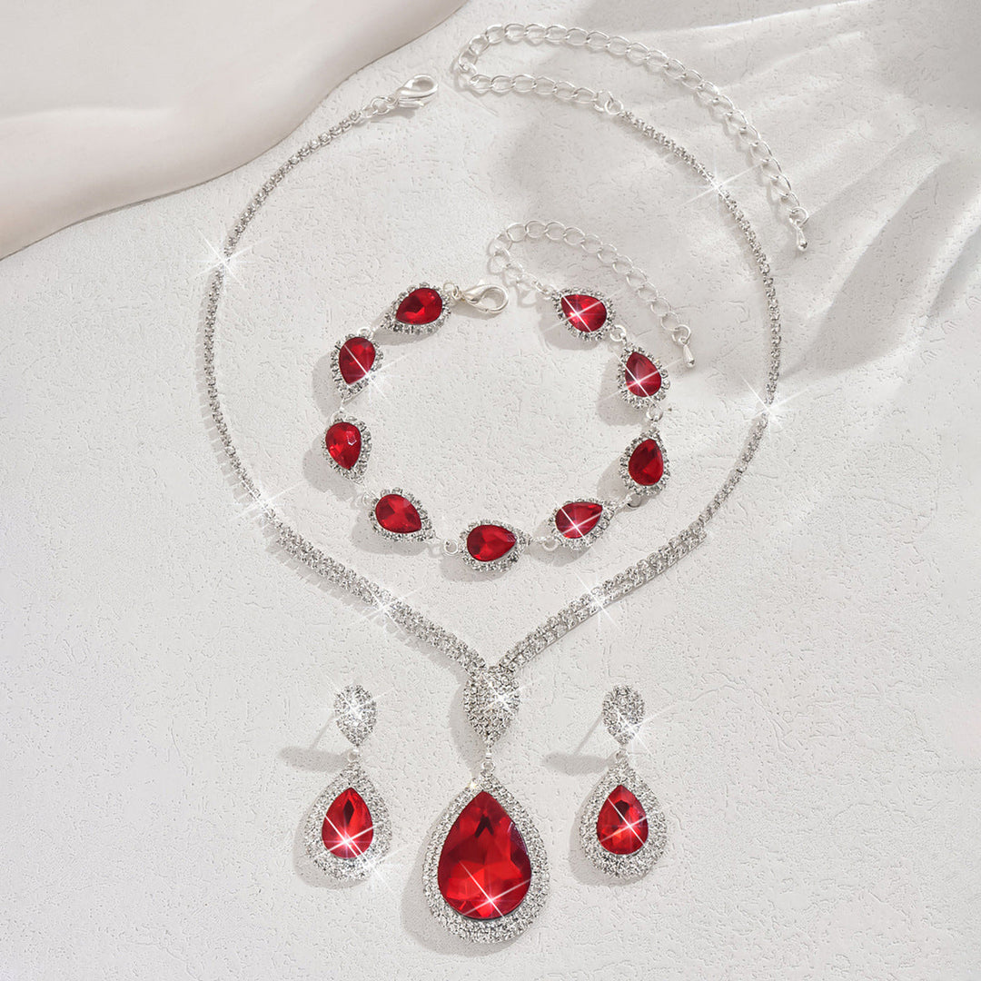 Parure Thalira Bloodwynne | Or blanc