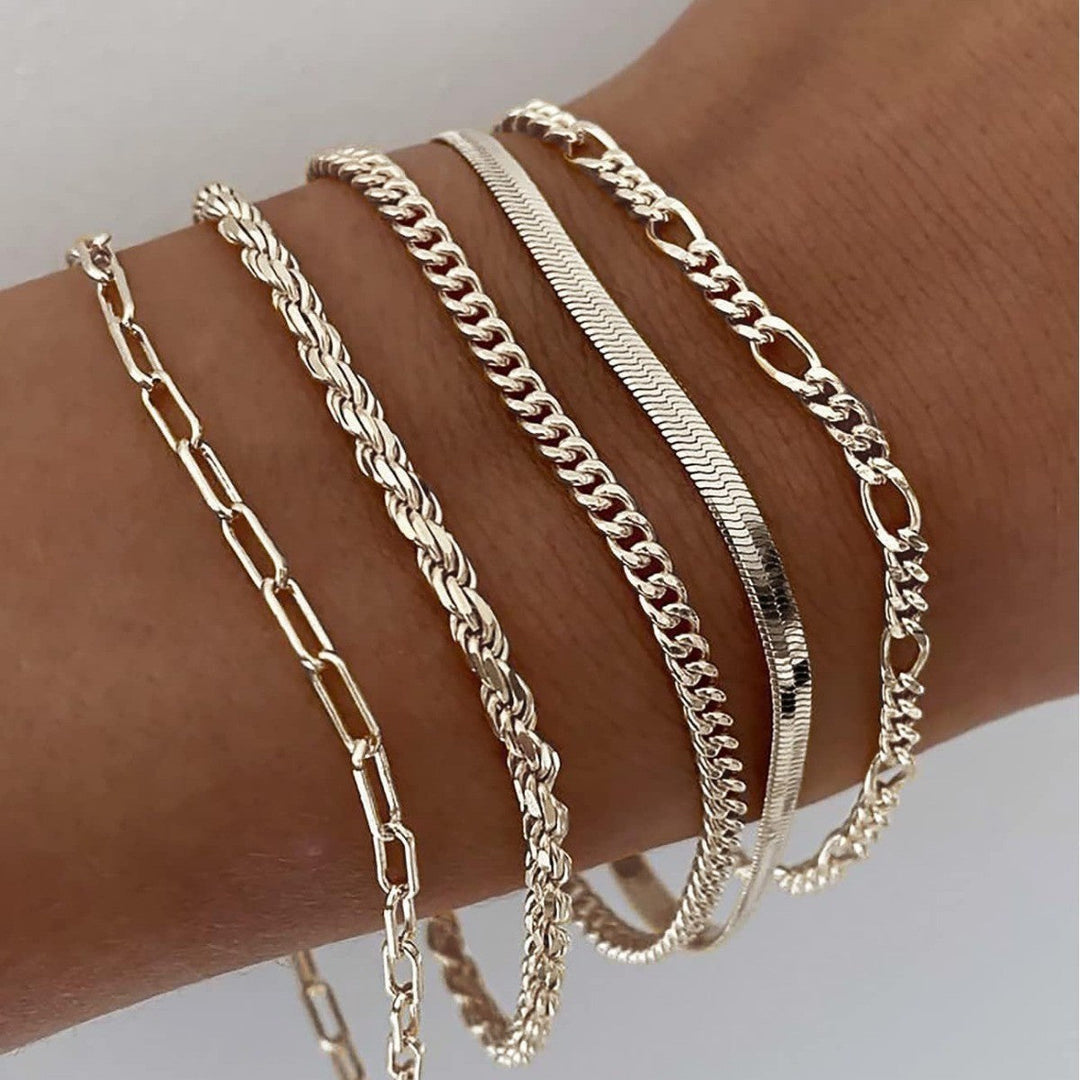 Ellis Renner Armband-Set | Weißgold