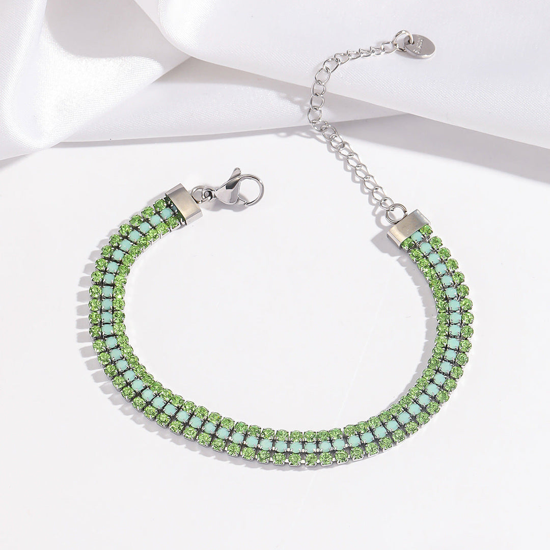 Signature Shine Armband | Weißgold