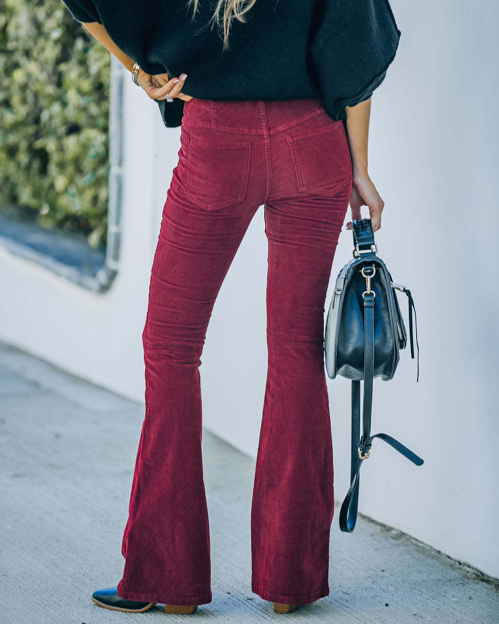 Jeans aus Cord in Rot - Ansicht 6
