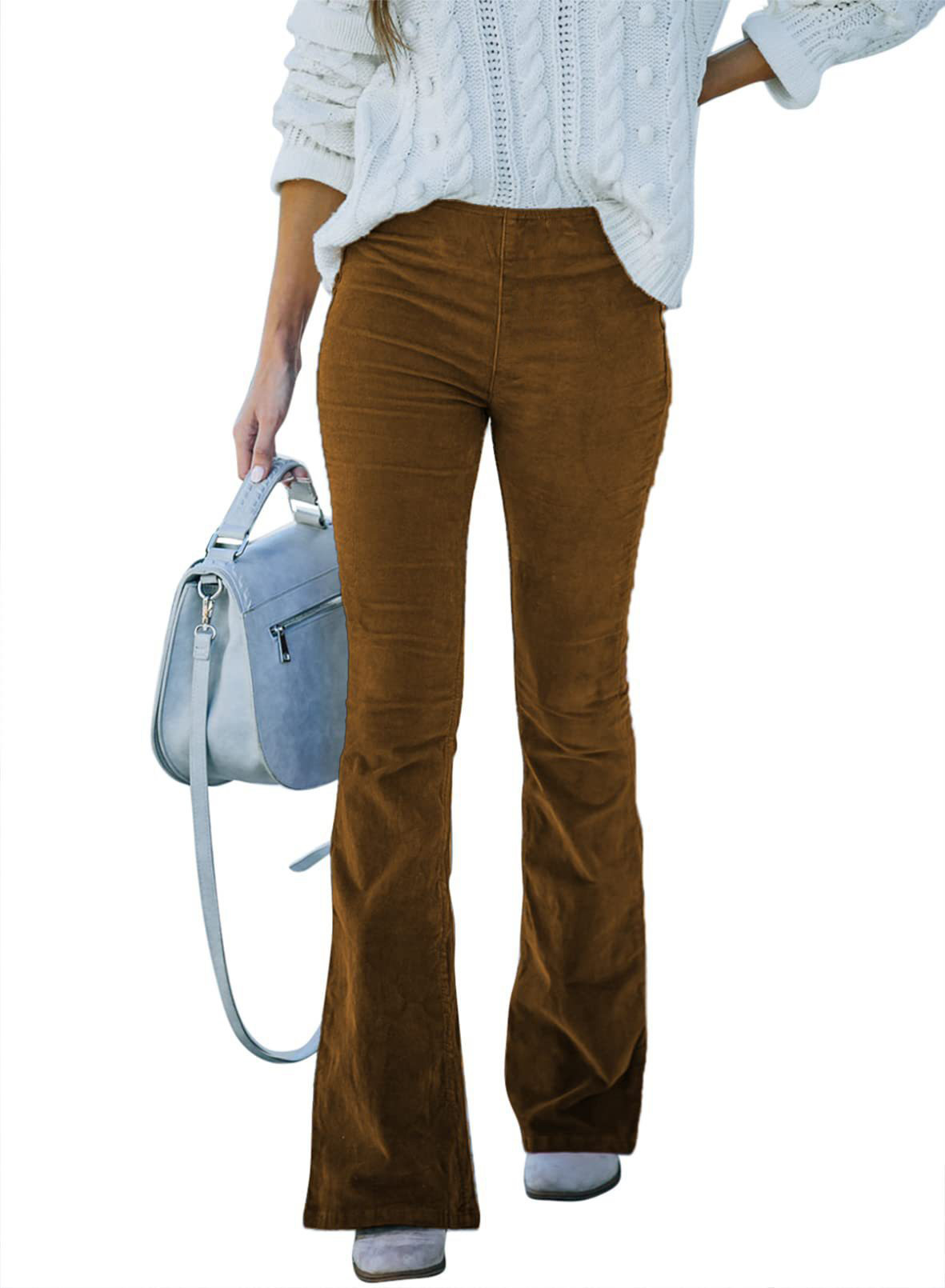 Jeans aus Cord in Rot - Ansicht 7