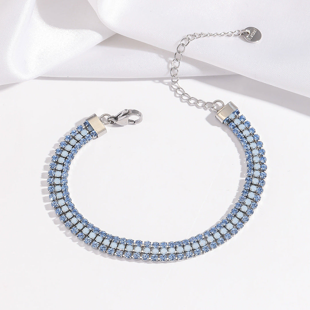 Signature Shine Armband | Weißgold