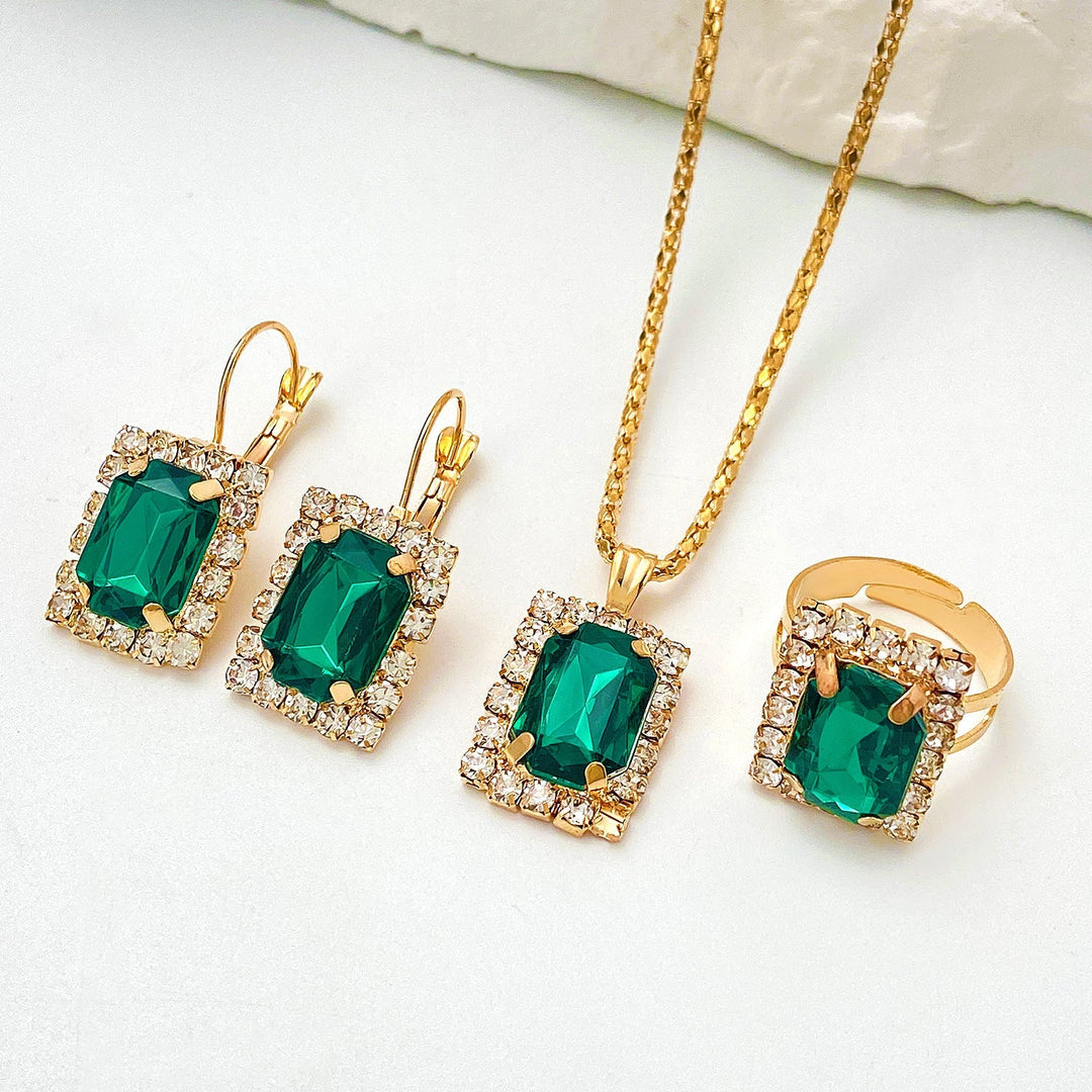 Sylvara Greenveil Schmuckset | Weißgold