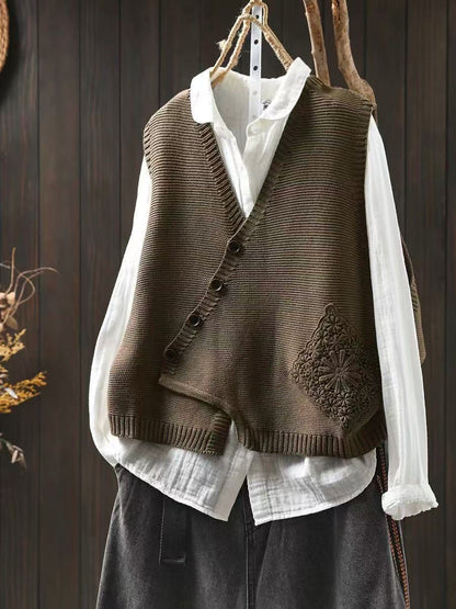 Strickweste in Linen - Ansicht 4