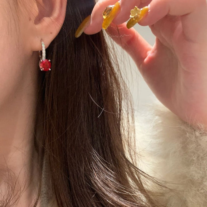 Boucles d'oreilles Celira Orvane | Or blanc