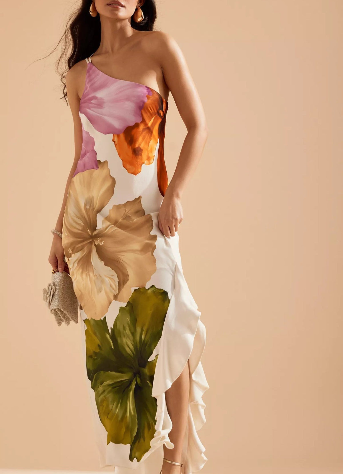 Maxikleid mit Blumenmuster in Multi - Ansicht 8