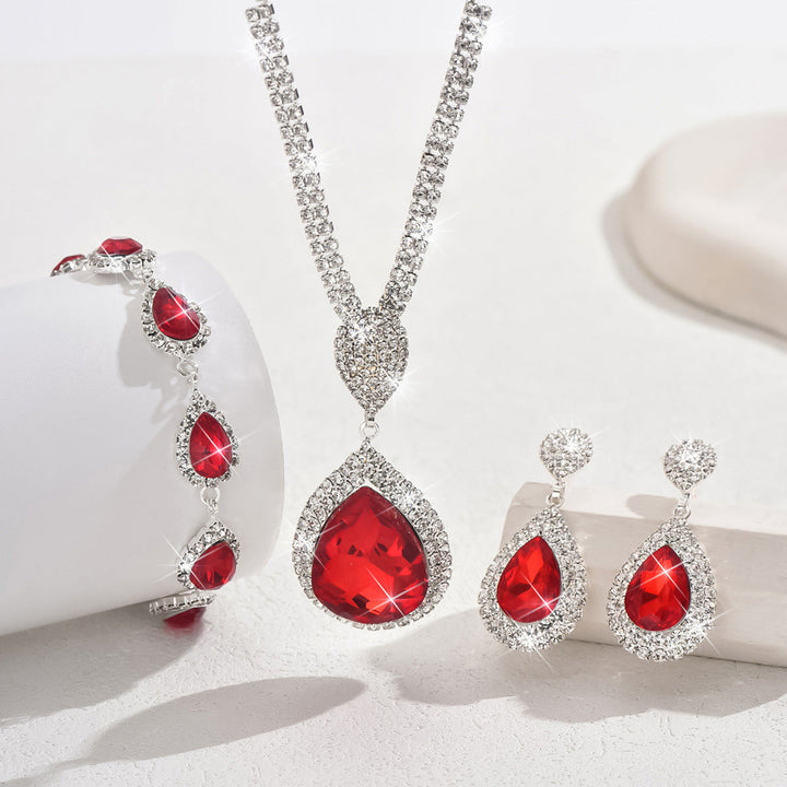 Parure Thalira Bloodwynne | Or blanc
