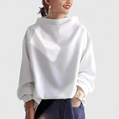 Top in Schwarz und Blau und Weiss