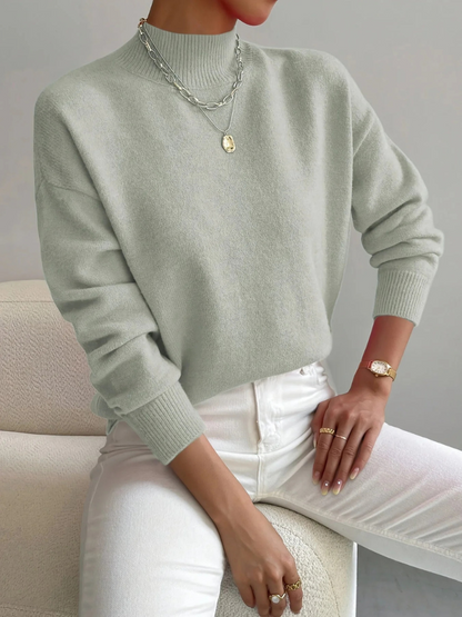 Strickpullover in Sage