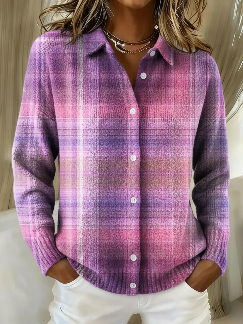 Bluse mit Knopfleiste in Multicolor - Ansicht 8