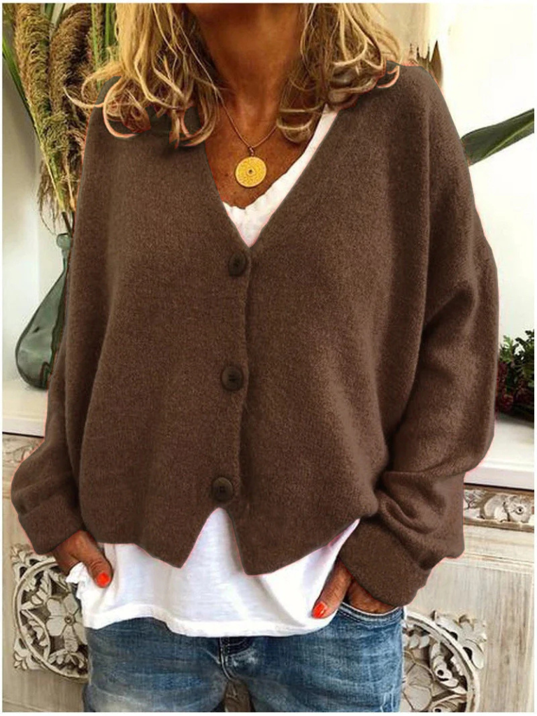 Strickjacke in Caramel - Ansicht 8