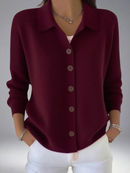 Strickjacke in Armeegrün - Ansicht 2