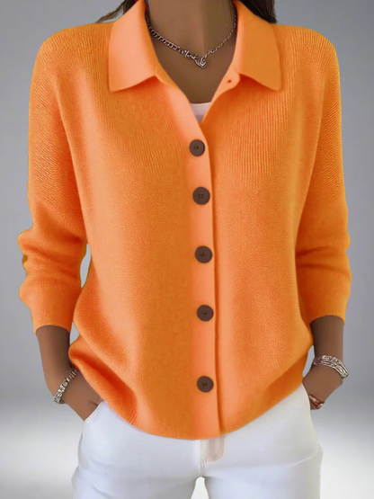 Strickjacke in Armeegrün - Ansicht 4