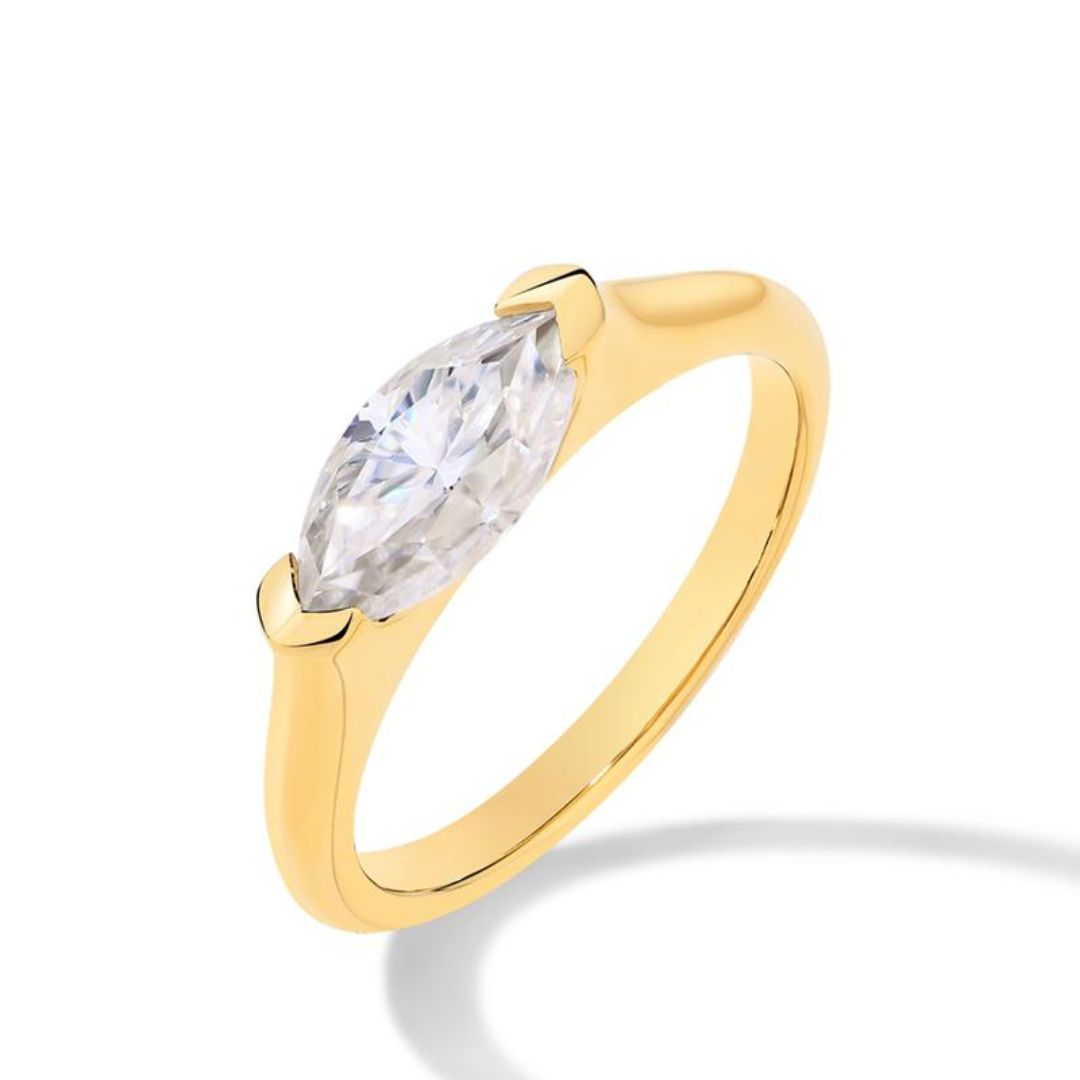Dünner Ring Hailey Playa | Gold