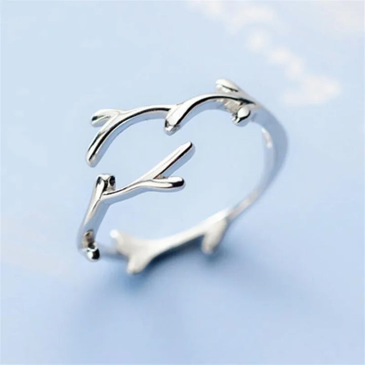 Sterlingsilber Ast Ring