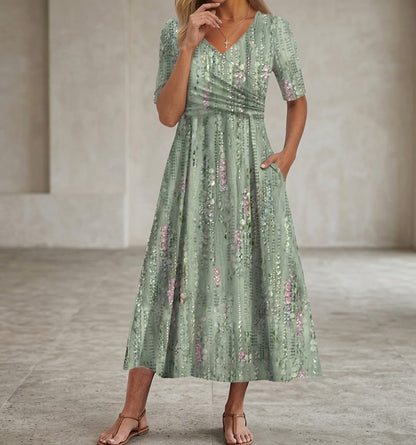 Midikleid in Grün für Damen - Ansicht 4