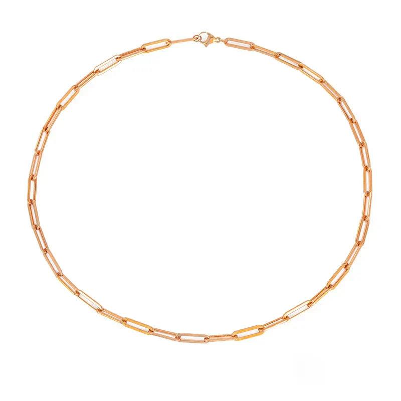 Archen Elegante Kette Halskette | Weißgold