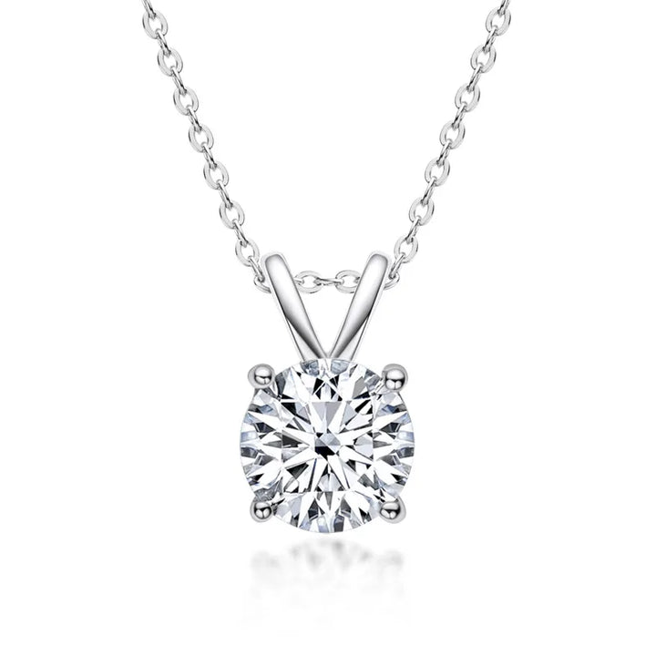 Exklusive Sterling Silberkette mit Moissanite