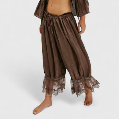 Stoffhose mit Patchwork - Ansicht 2