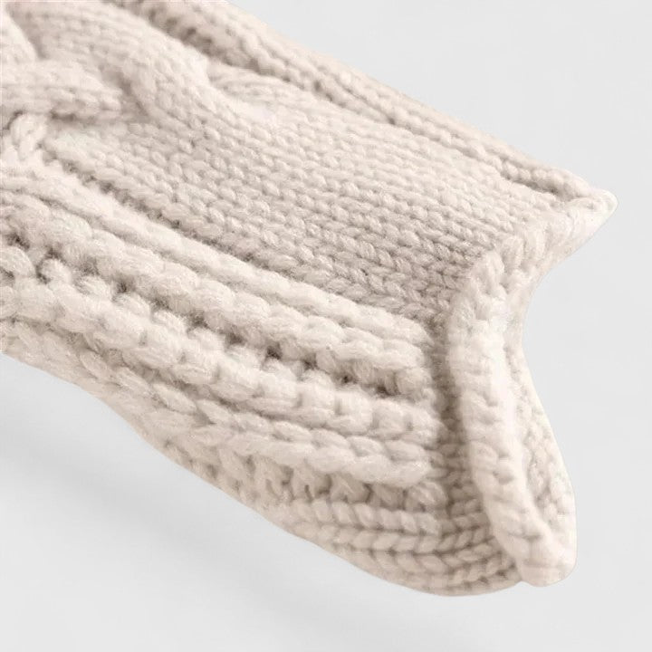 Strickpullover in Beige und Blau - Ansicht 6