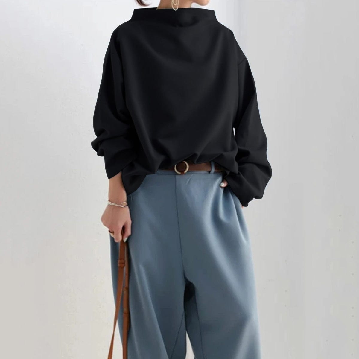 Top in Schwarz und Blau - Ansicht 7