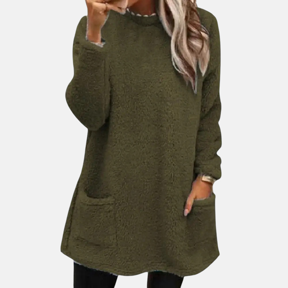 Strickpullover in langer Form - Ansicht 8