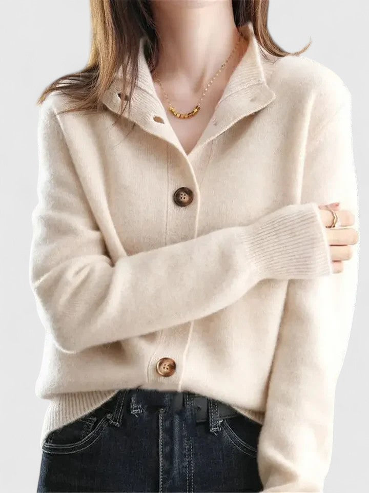 Strickjacke in Apricot - Ansicht 3