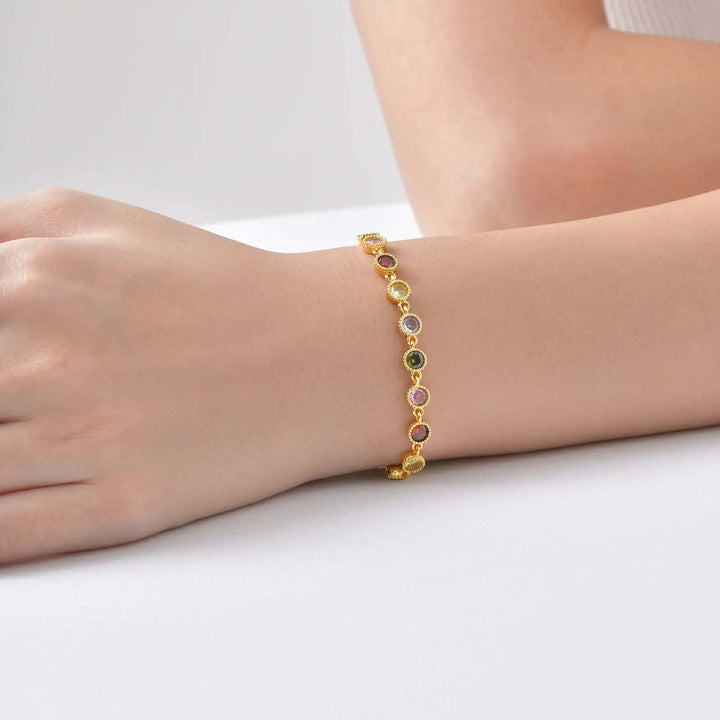 Armband Charm Regenbogen Leuchtend